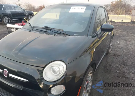 2012 Fiat 500 Sport from USA, damaged, VIN 3C3CFFBR7CT314203